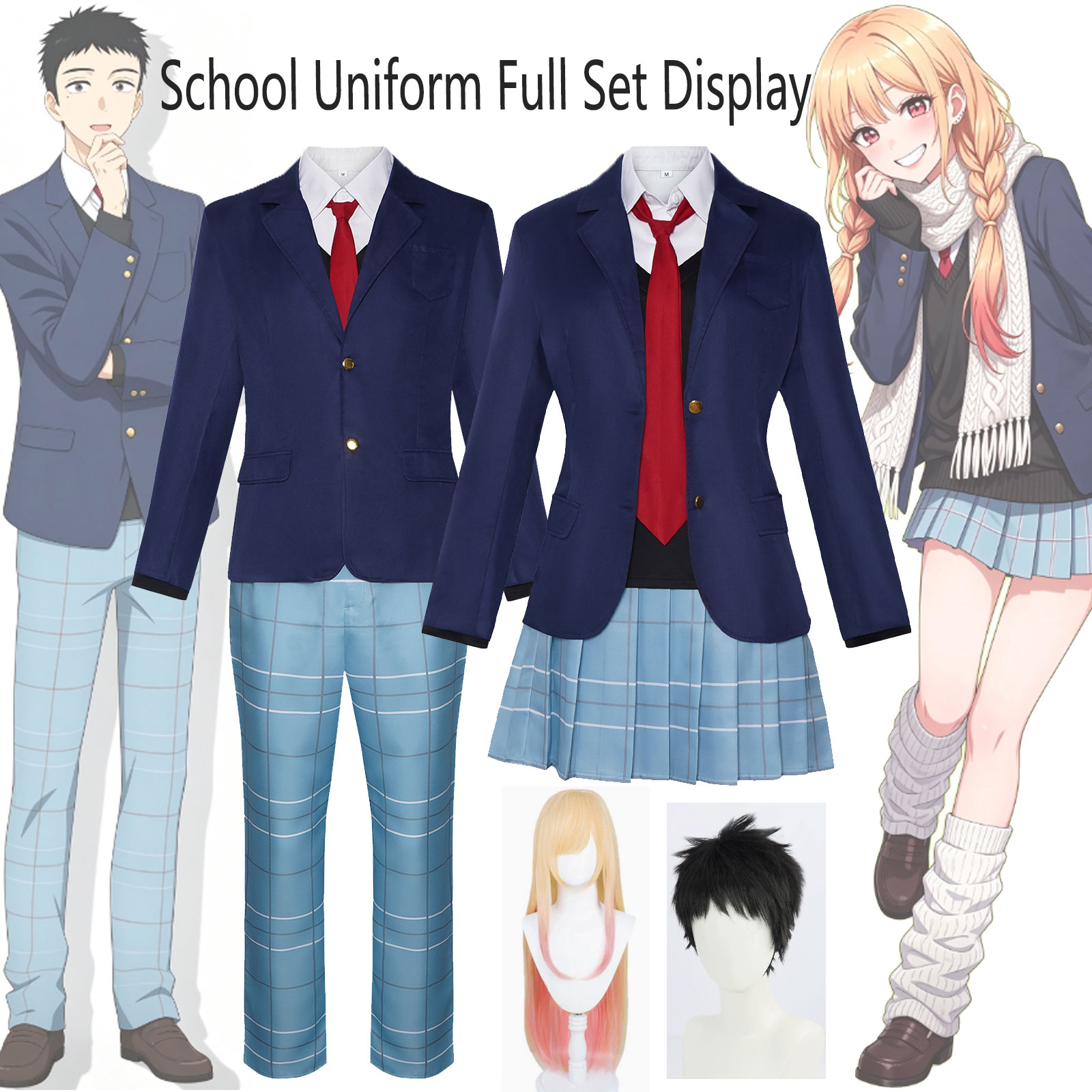 Anime Cosplay Couple - طقم تنكري من مسلسل 