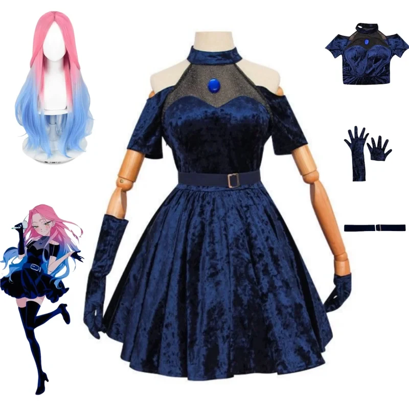 زي تنكري ميزي 2026، زي تنكري أ - مراجعة Anime Cosplay Blue Hair وسعره