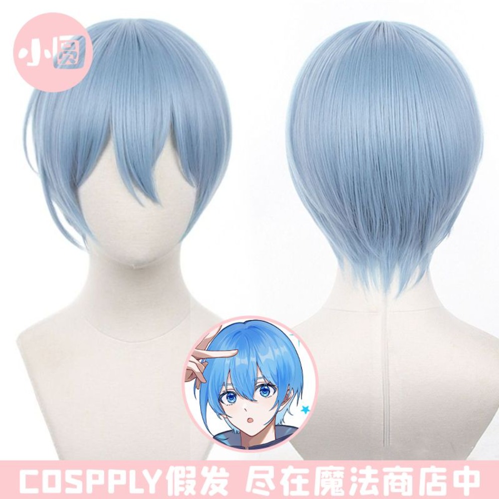 شعر مستعار أنمي بلو لوك هيوري  - مراجعة Anime Cosplay Blue Hair وسعره