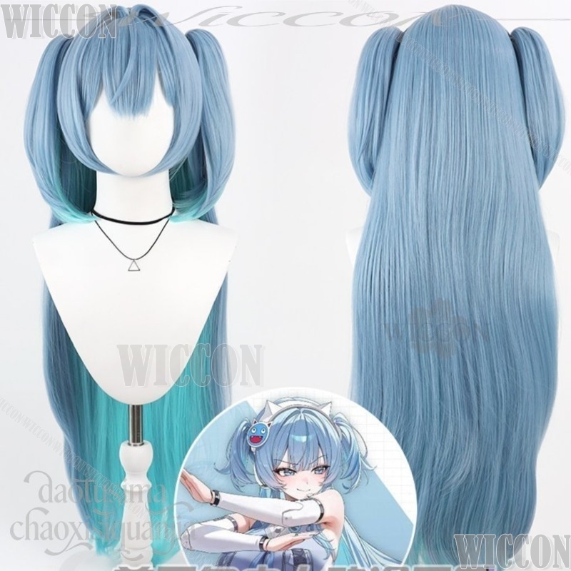 زي تنكري لشخصية VICTORYSS من ل - مراجعة Anime Cosplay Blue Hair وسعره